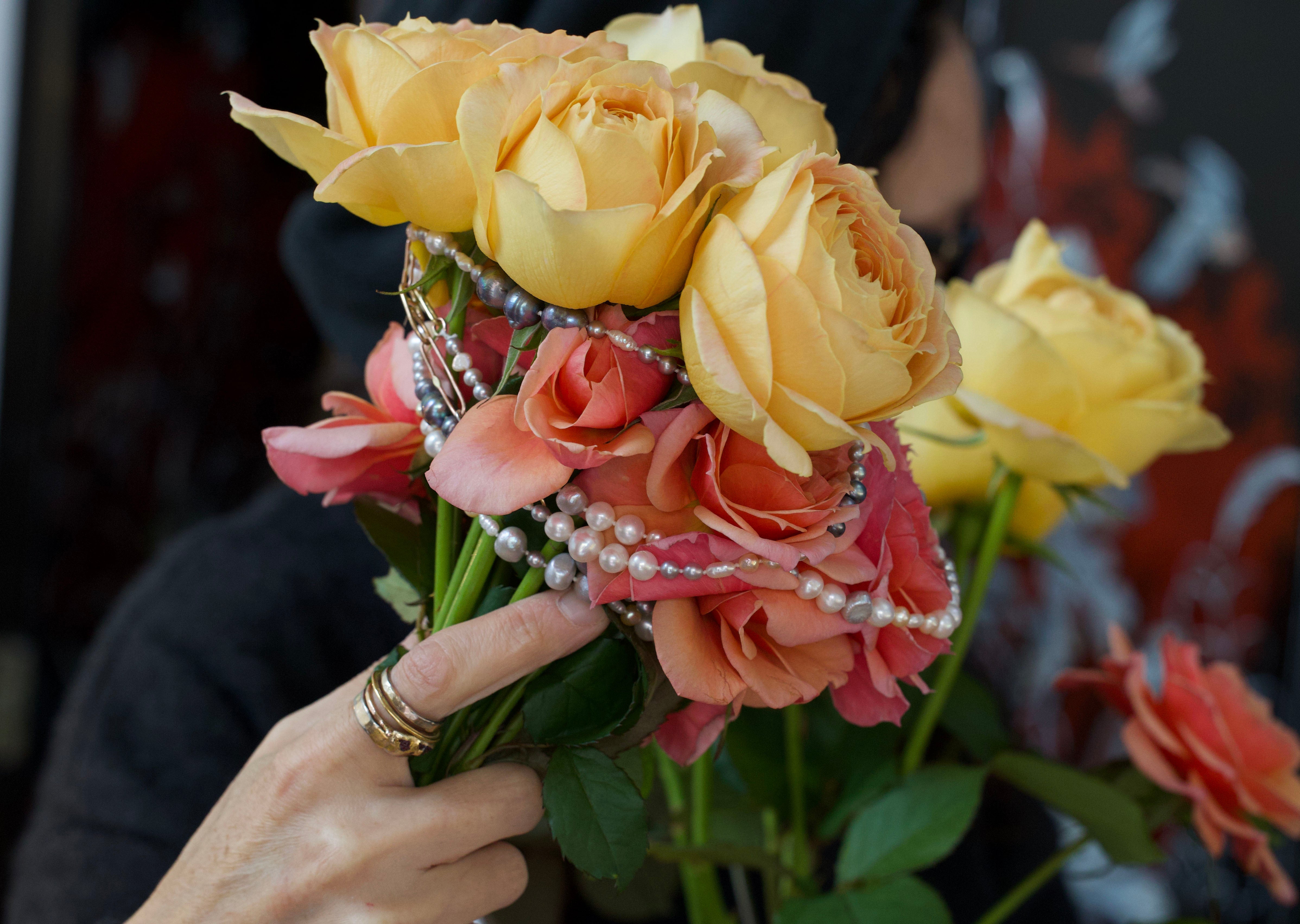 Strands Hand Knotted Gemstone Beads