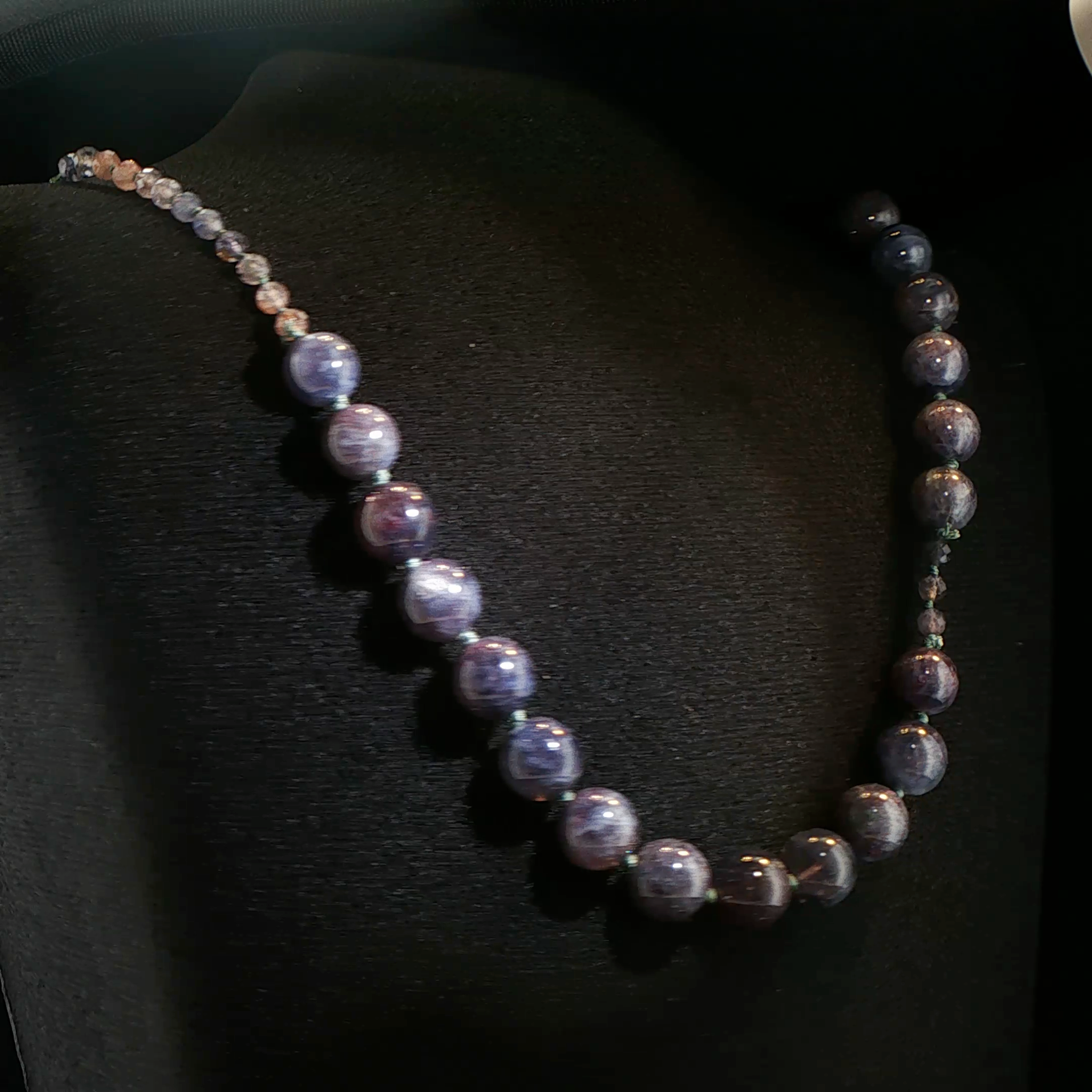 Iolite Sunstone Lariat