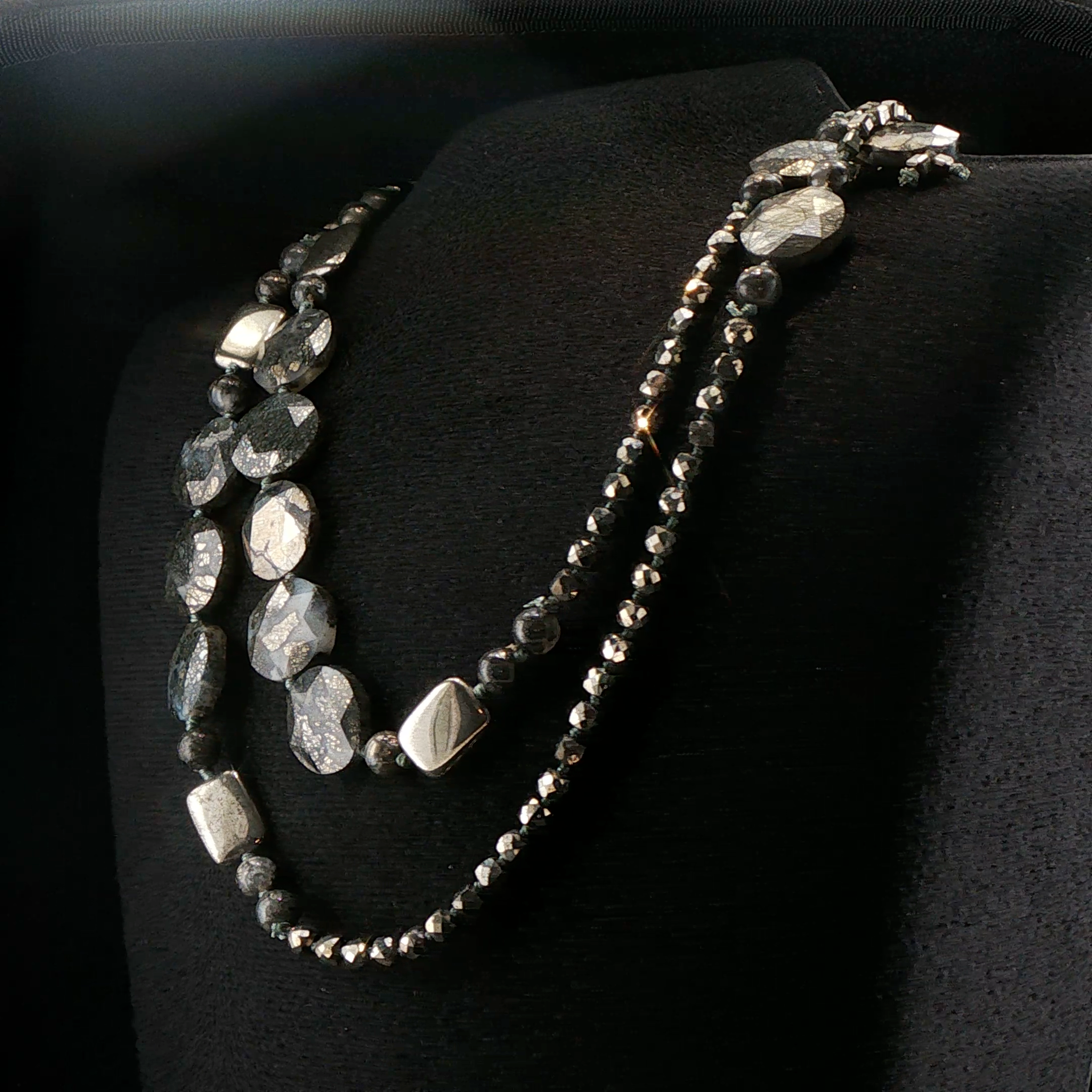 Pyrite and Marcasite Lariat