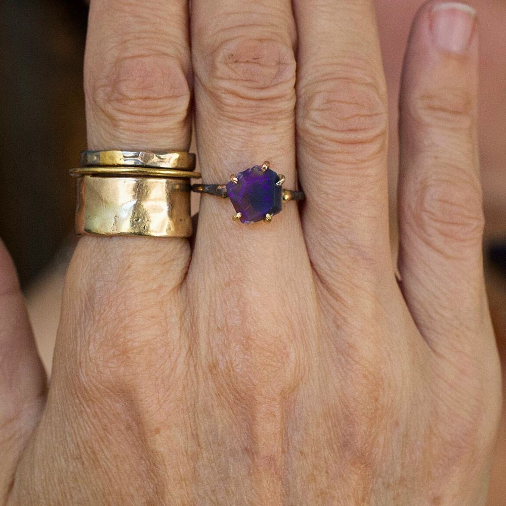Australian Opal Small Stone Ring