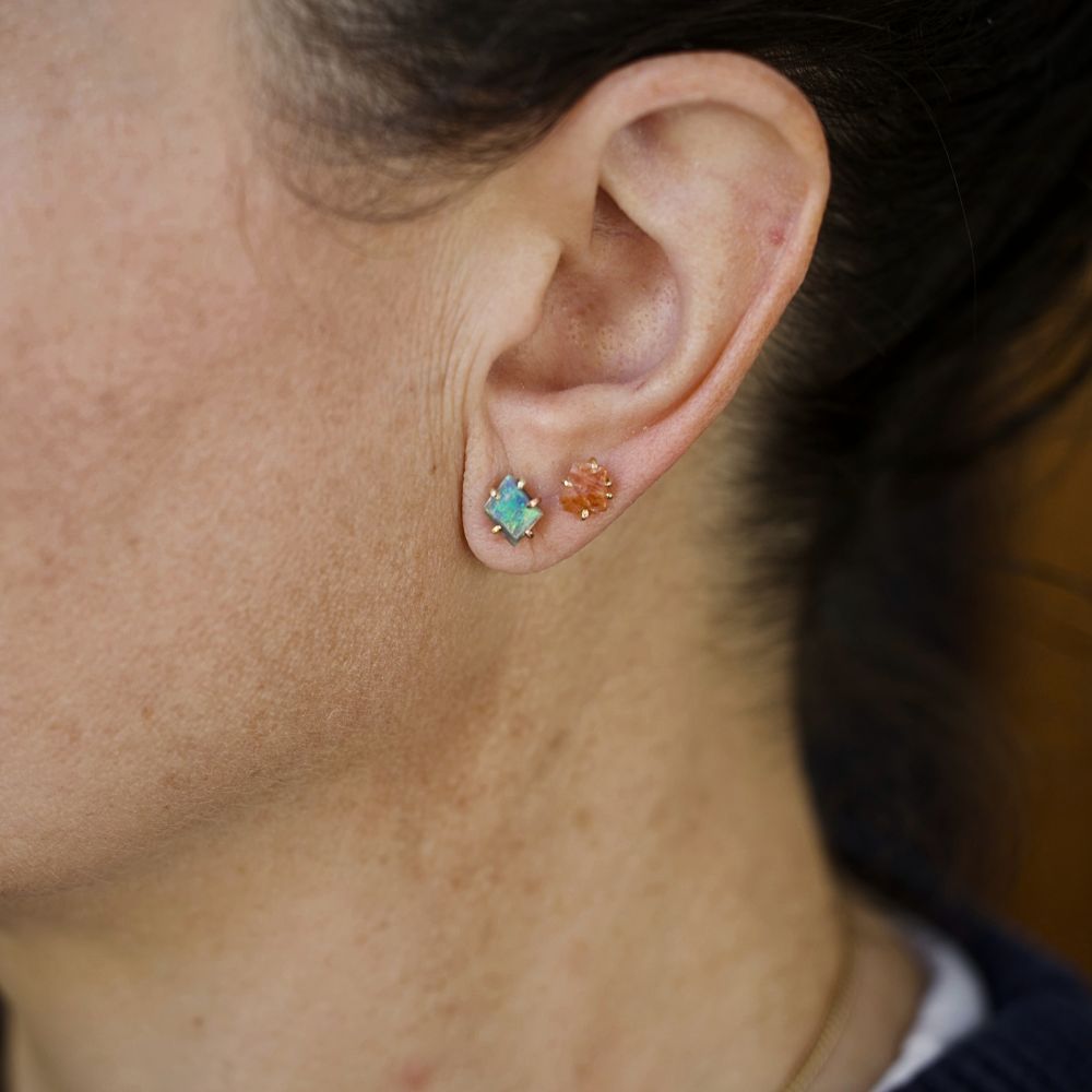 Australian Exceptional Opal Medium Stone Studs