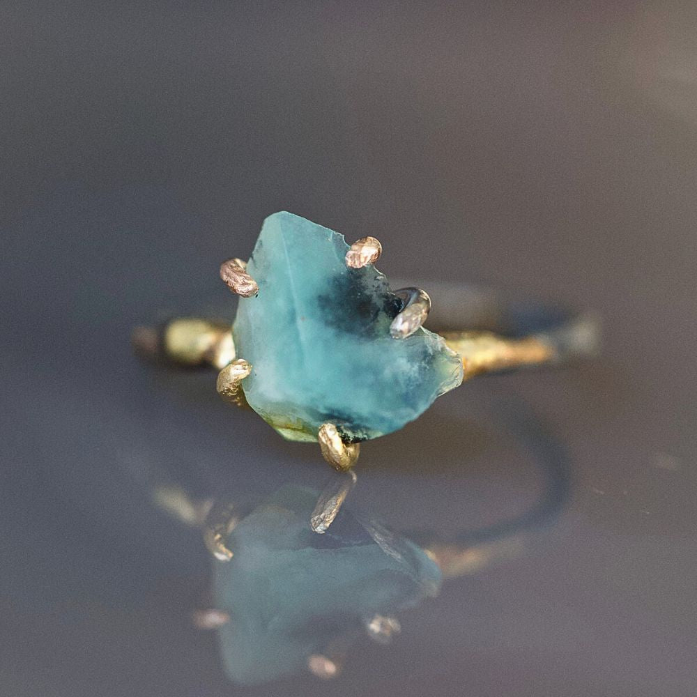 Peruvian Opal Small Stone Ring
