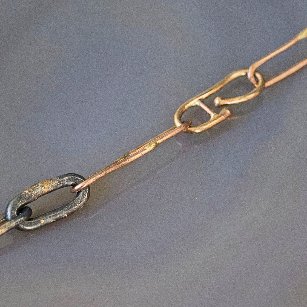 Mixed Metal Heavy Link Chain