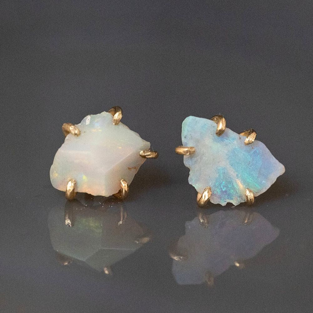 Australian Opal Small Stone Studs