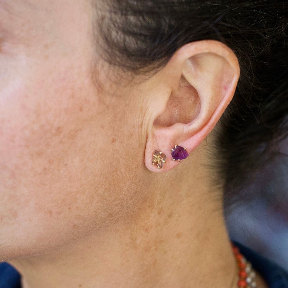 Andalusite Small Stone Studs