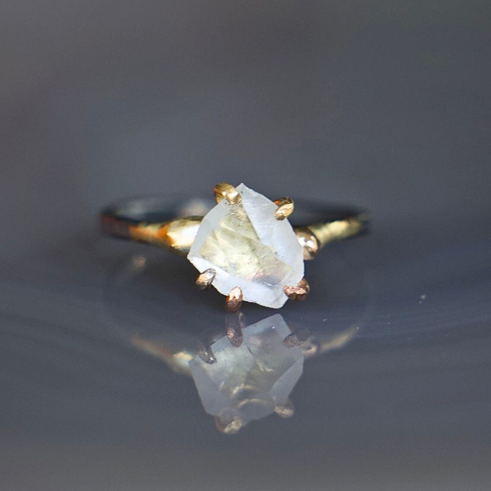 Aquamarine Small Stone Ring