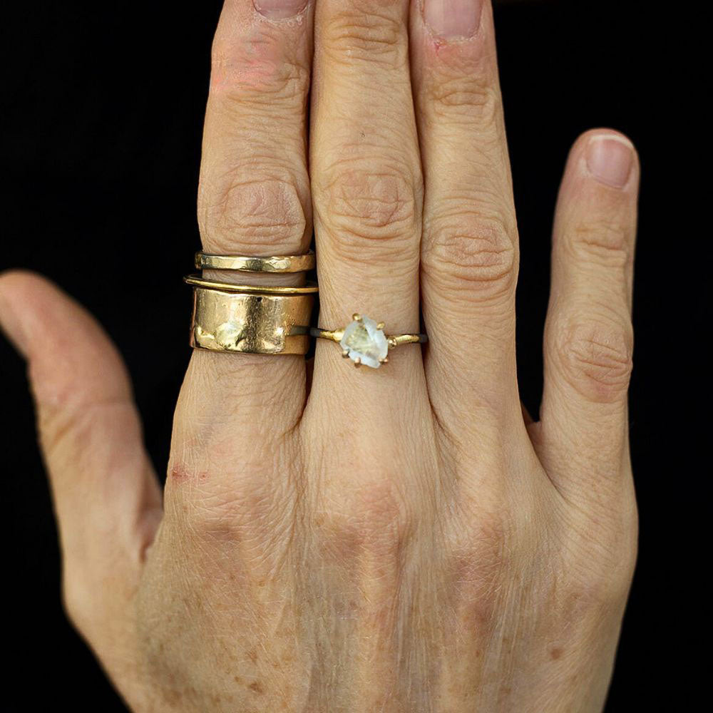 Aquamarine Small Stone Ring