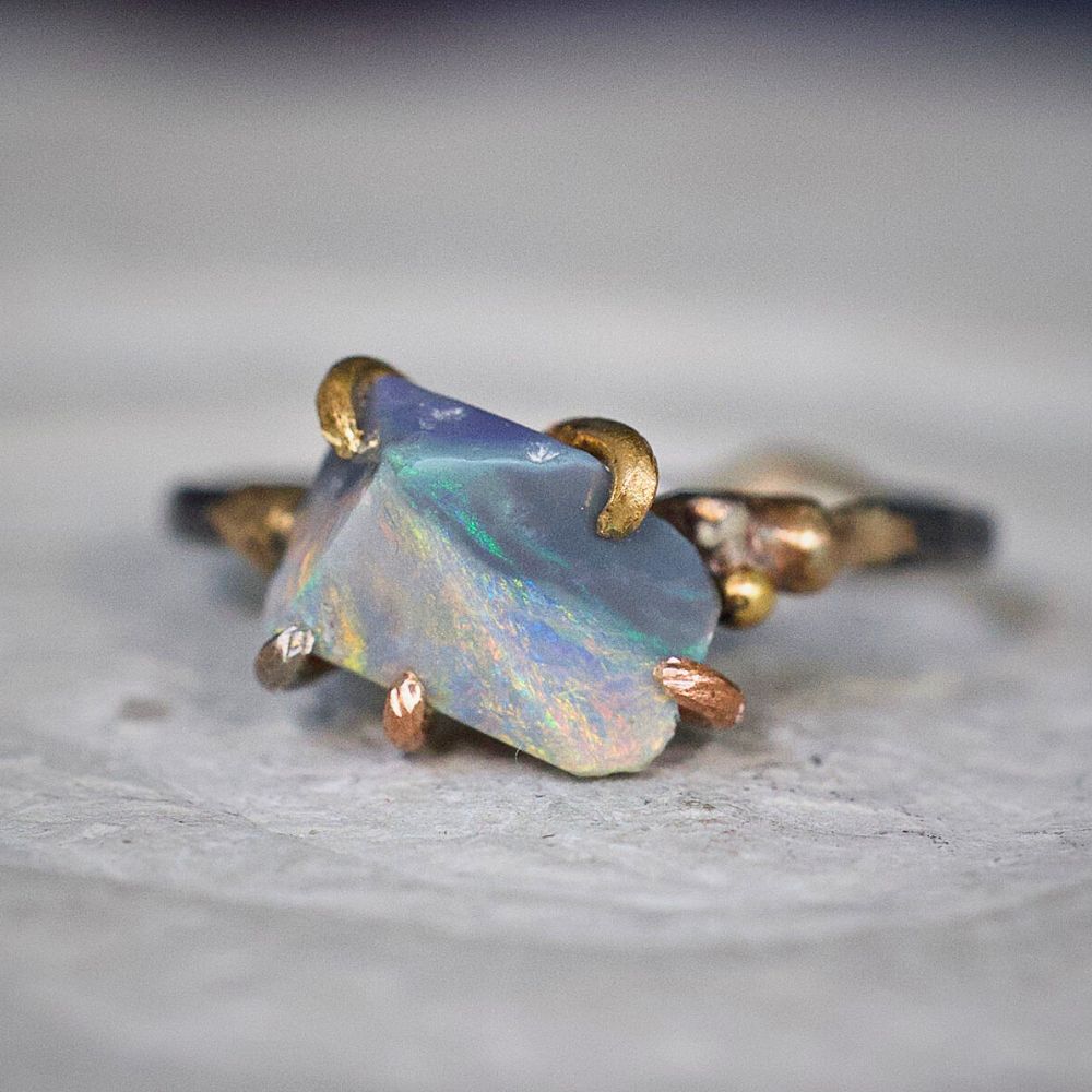 Australian Opal Medium Stone Ring