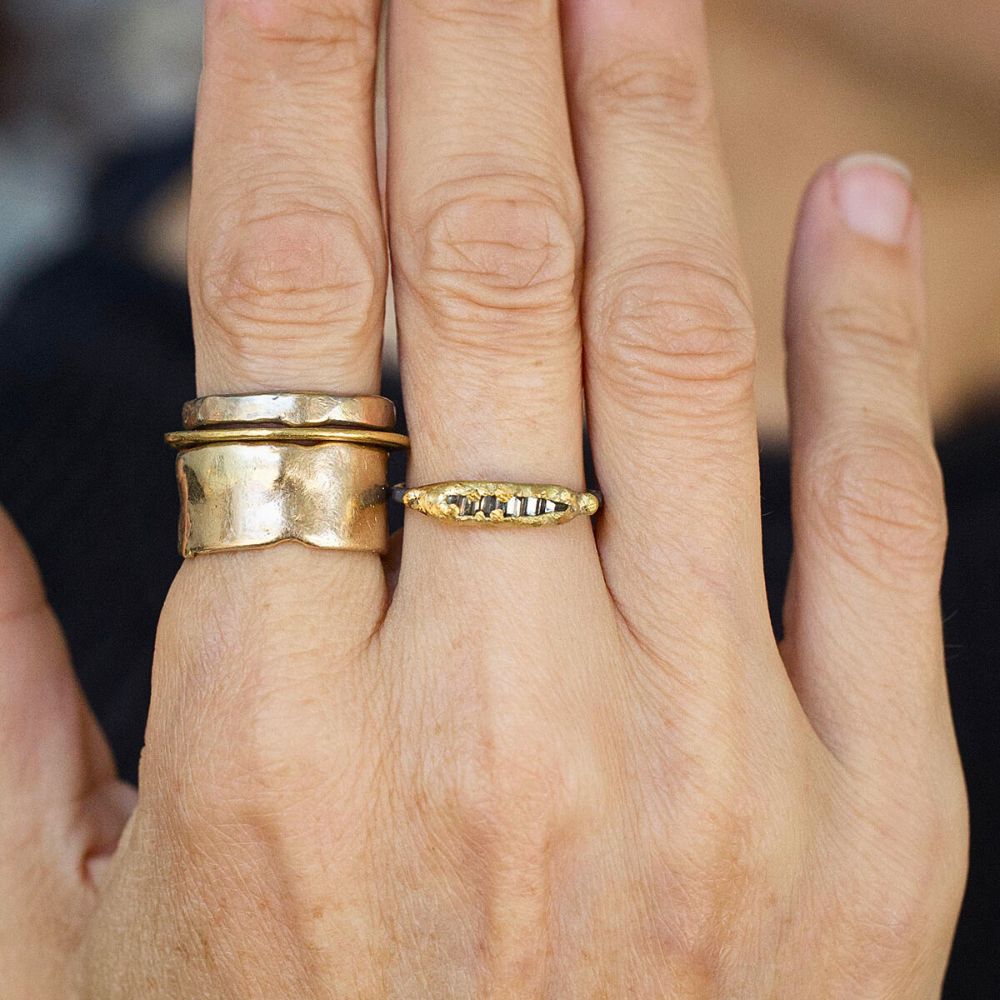 Baguette Diamond Band