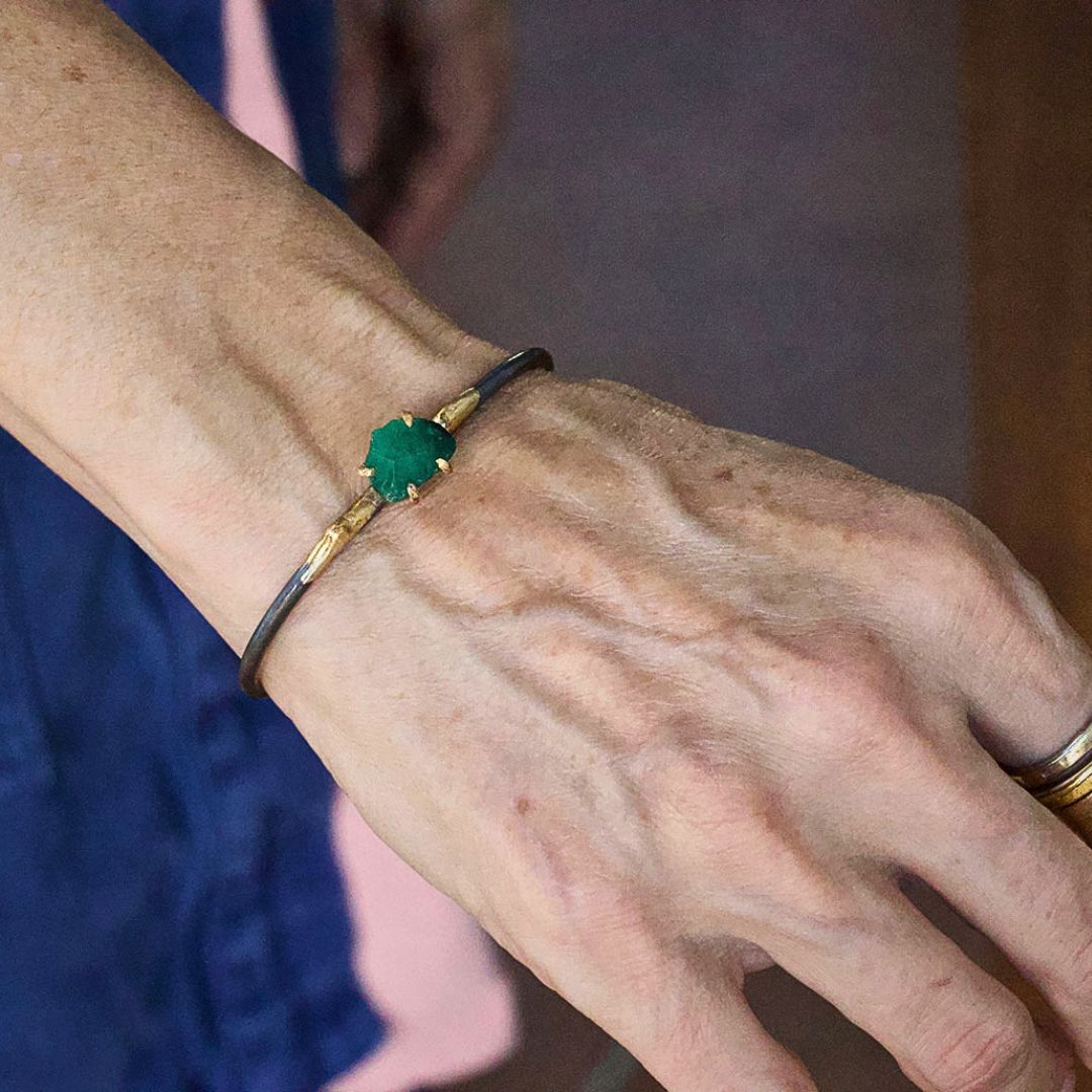 Brazilian Emerald Cuff