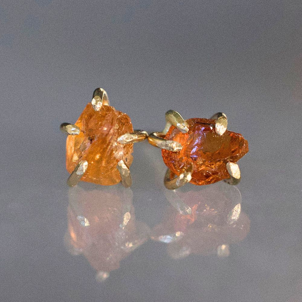 California Garnet Extra Small Stone Studs