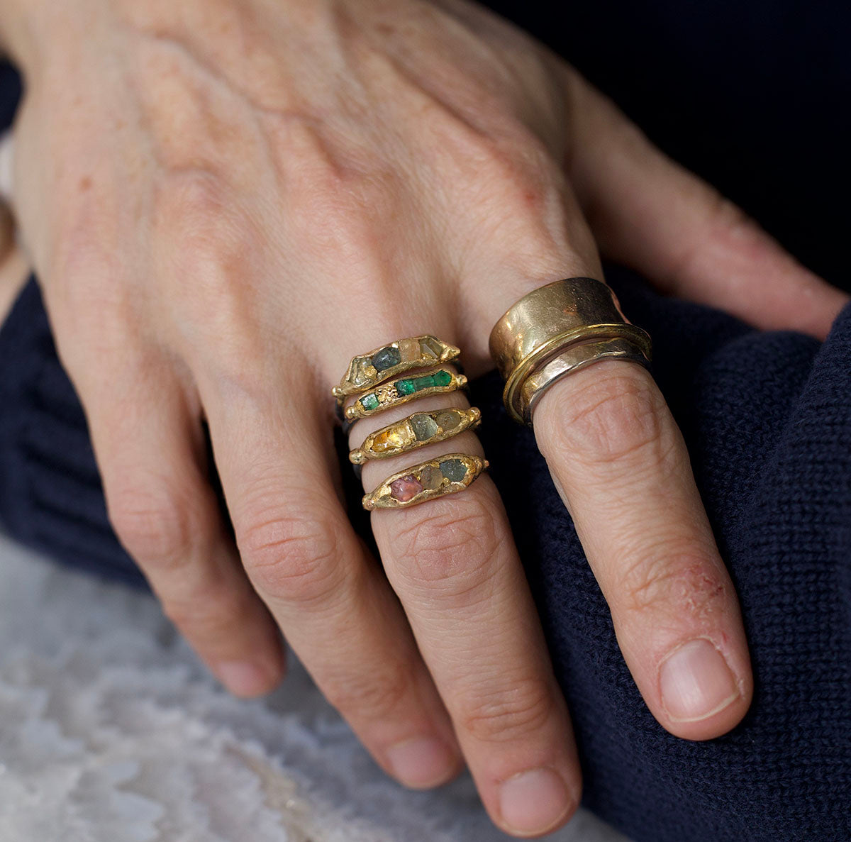 Sri Lankan Sapphire Band