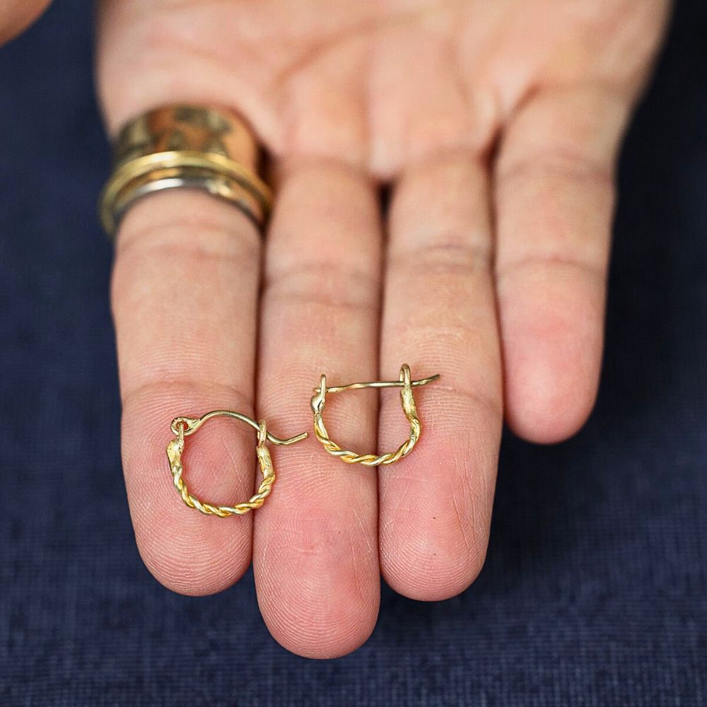 Maya Small Gold Hoops