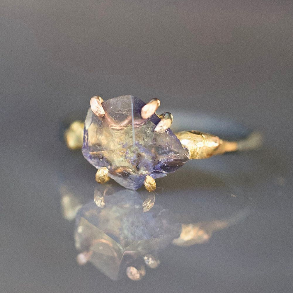 Iolite Small Stone Ring