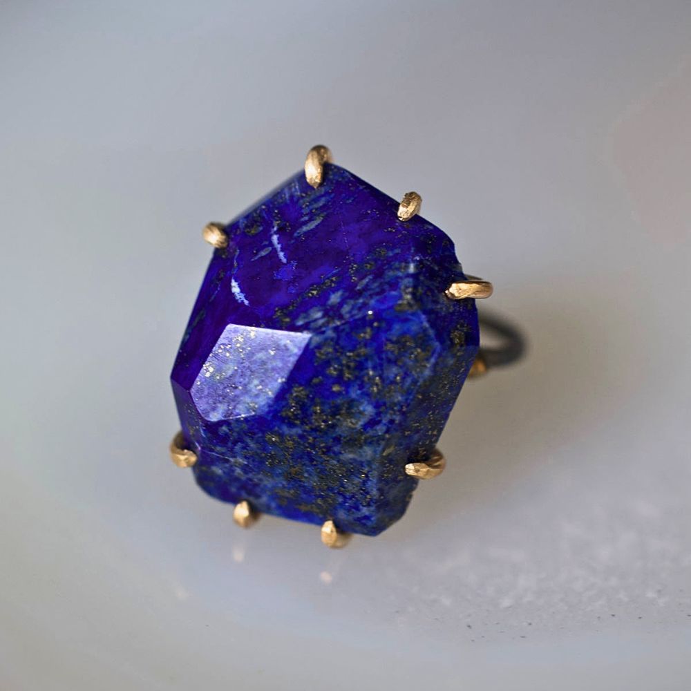 Lapis Extra Large Stone Ring