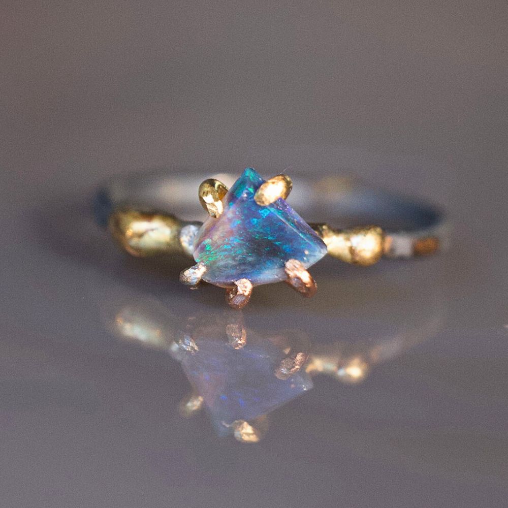 Australian Opal Small Stone Ring