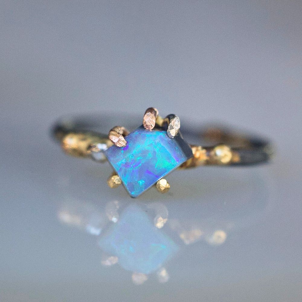 Australian Opal Small Stone Ring