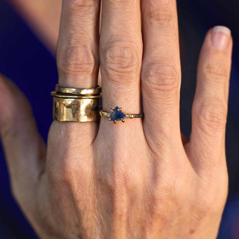 Australian Opal Small Stone Ring