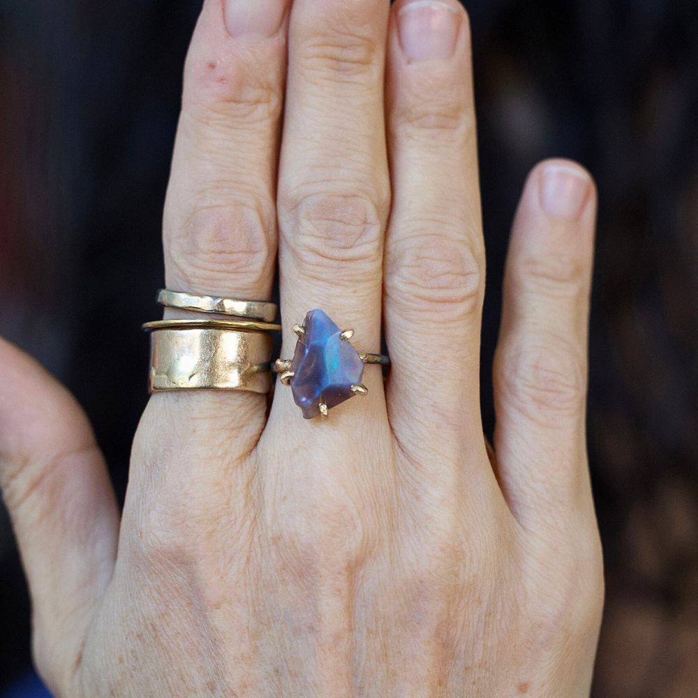 Australian Opal Medium Stone Ring