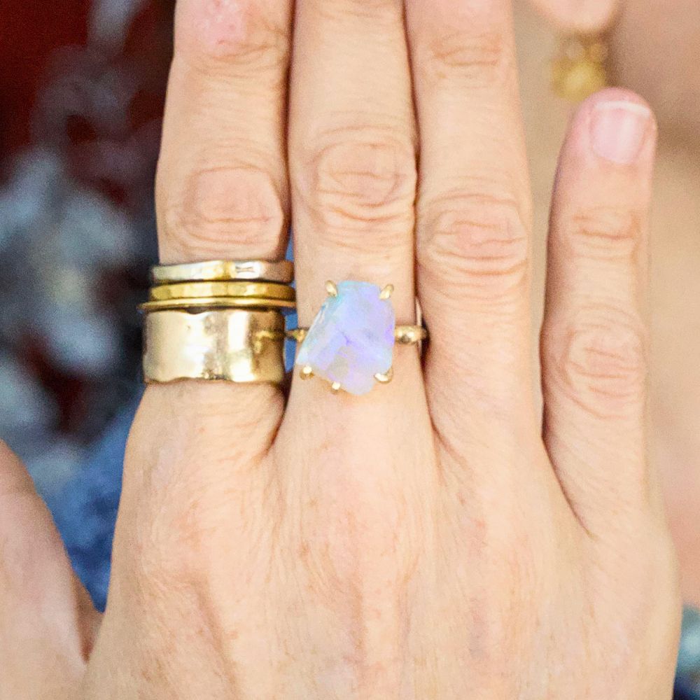 Australian Opal Medium Stone Ring