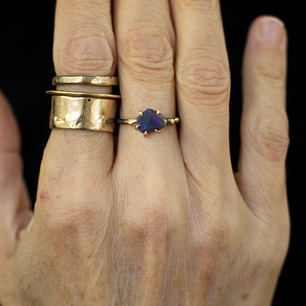 Australian Opal Small Stone Ring