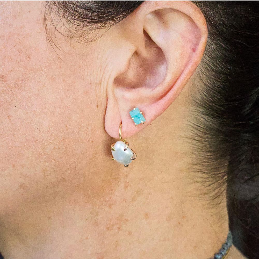 Freshwater Pearl Hook Earrings