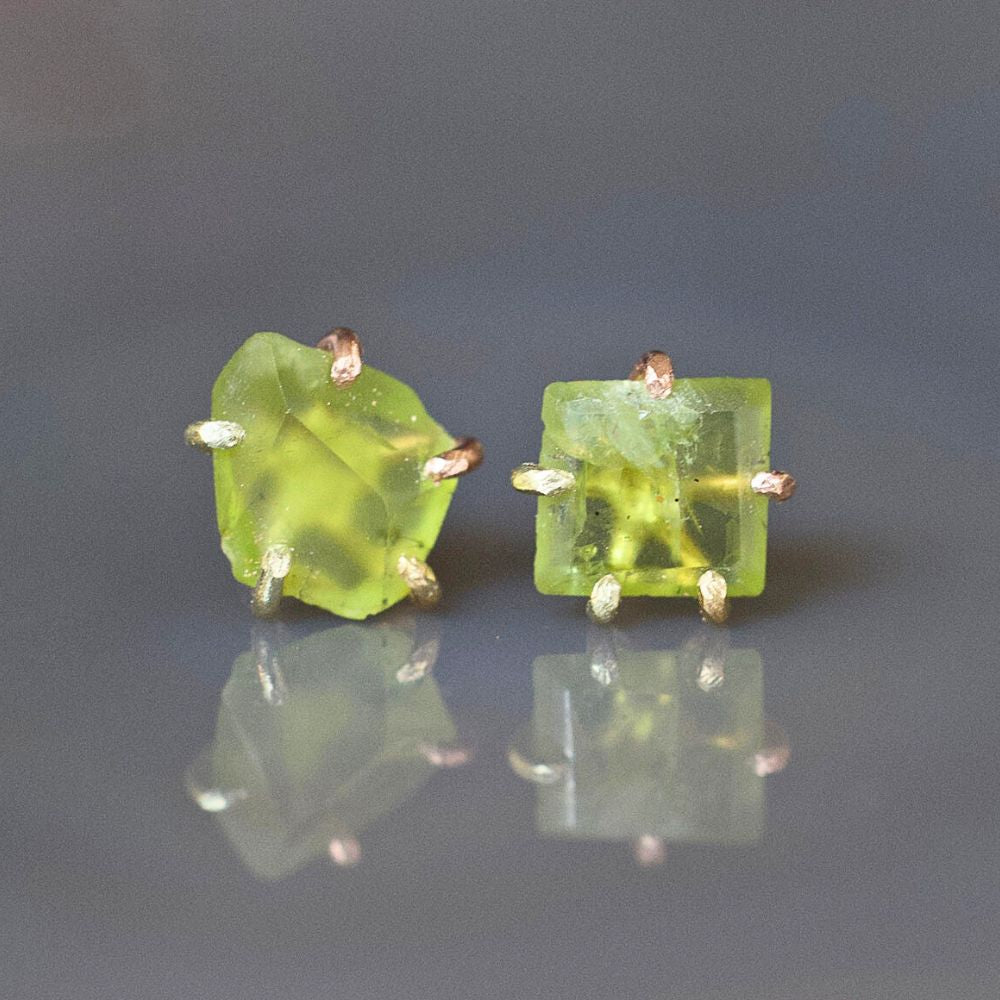 Peridot Medium Stone Studs