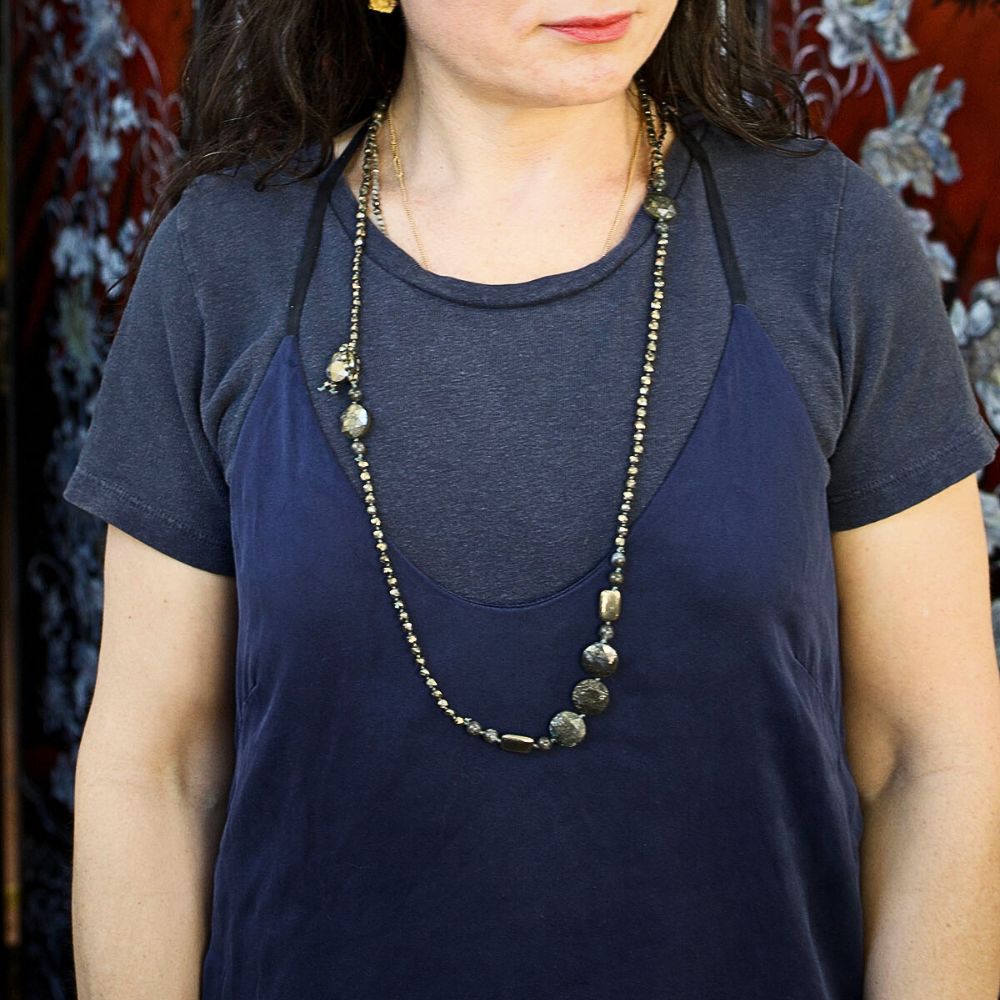 Pyrite and Marcasite Lariat