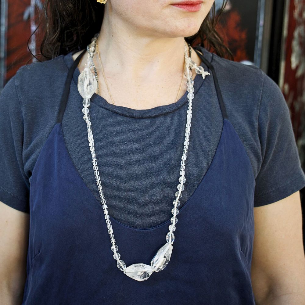 Rock Crystal Lariat