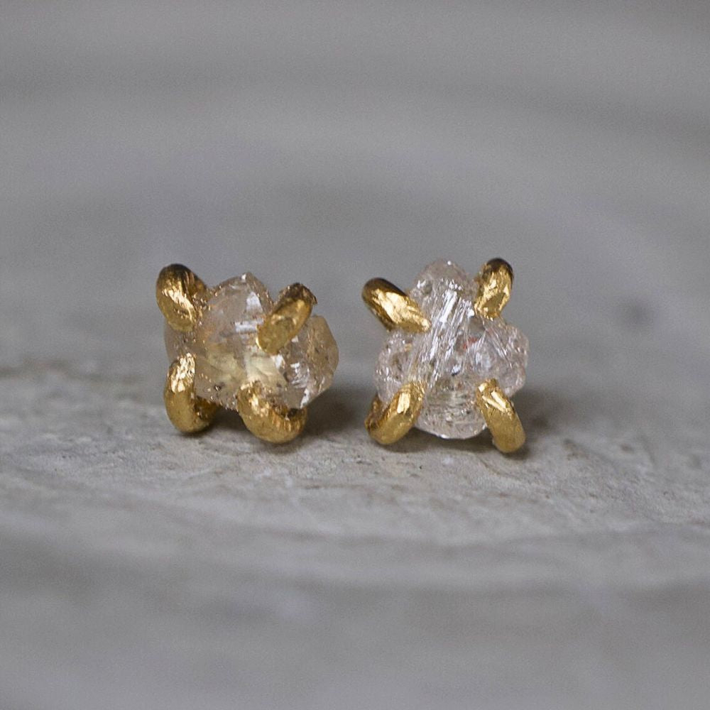 Rough .59ct Diamond Studs
