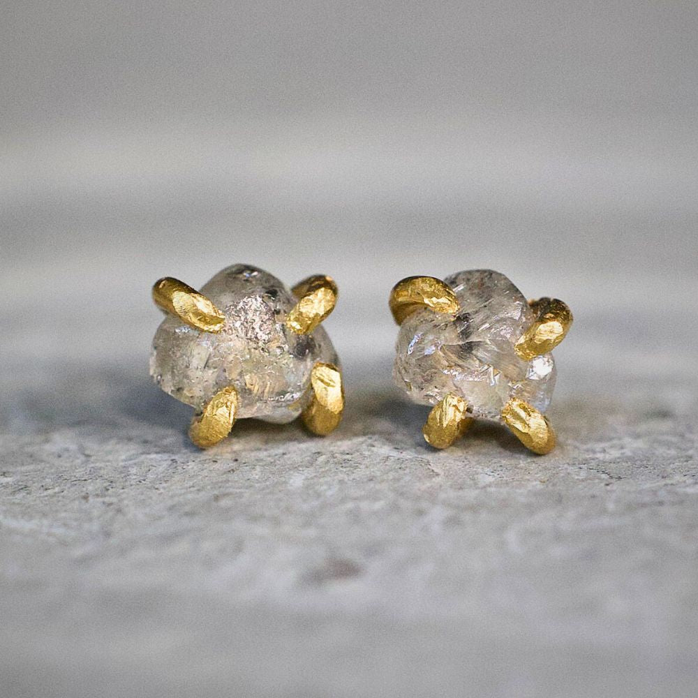 Rough .70ct Diamond Studs