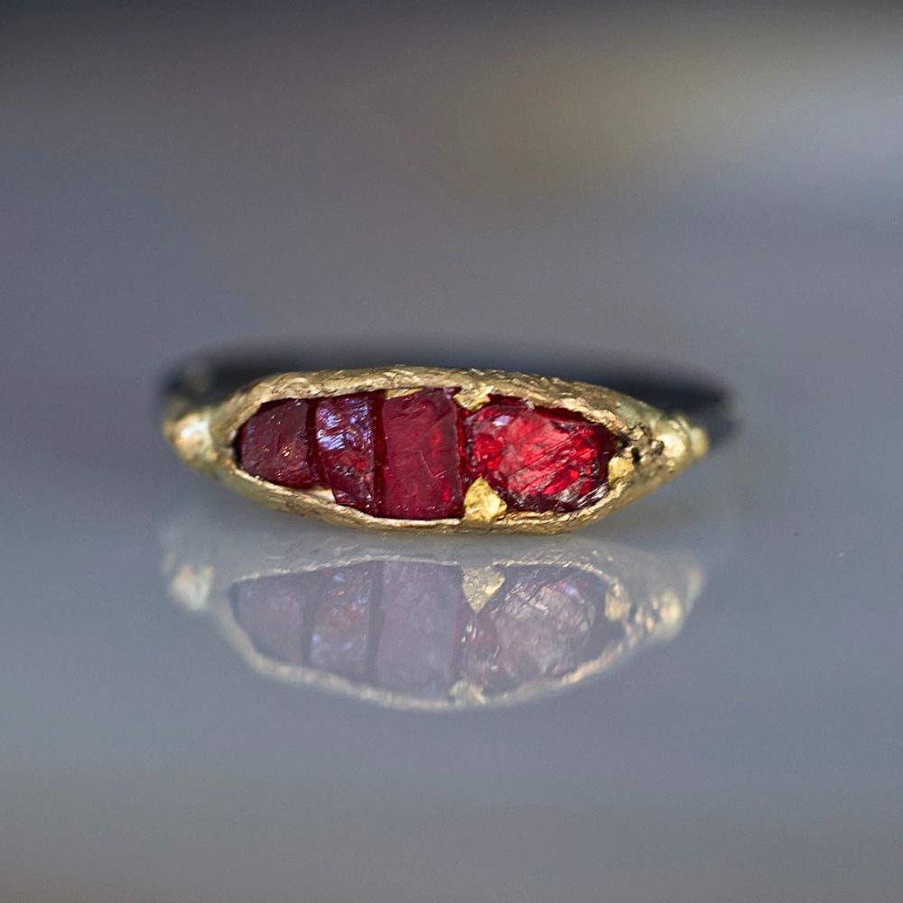 Unheated Tanzanian Ruby Band