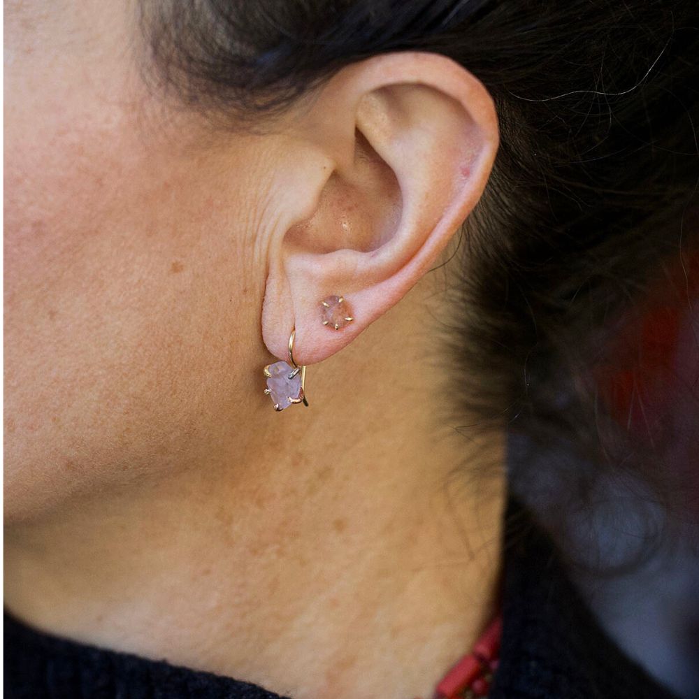 Montana Sapphire Hook Earrings