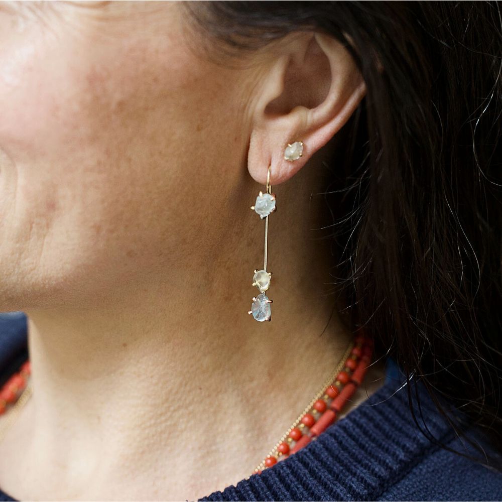 Montana Sapphire Day to Night Earring Set