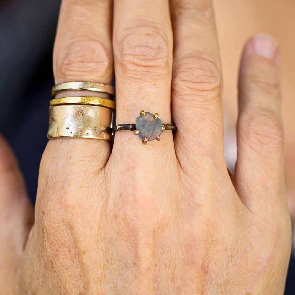 Montana Sapphire Medium Stone Ring