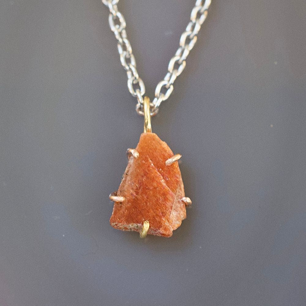 Sunstone Small Stone Pendant