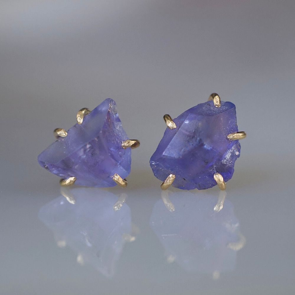 Tanzanite Medium Stone Studs