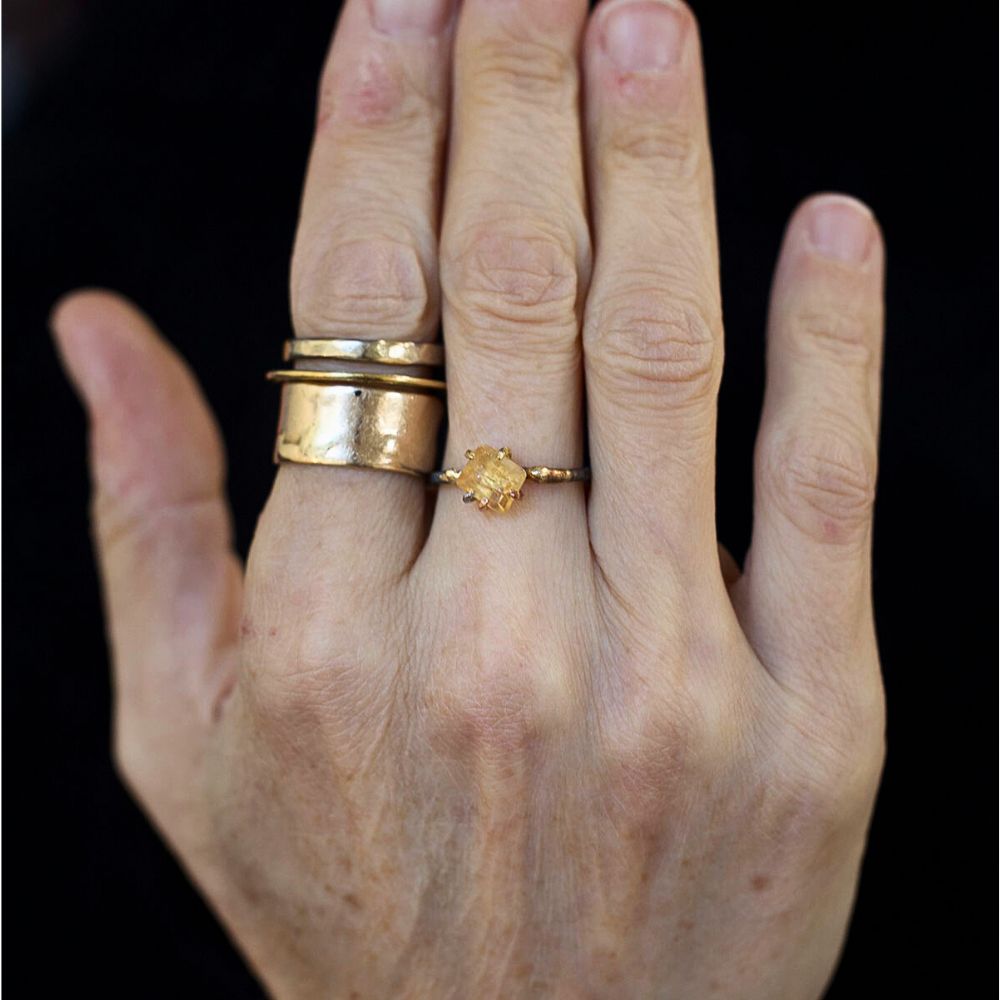 Imperial Topaz Small Stone Ring