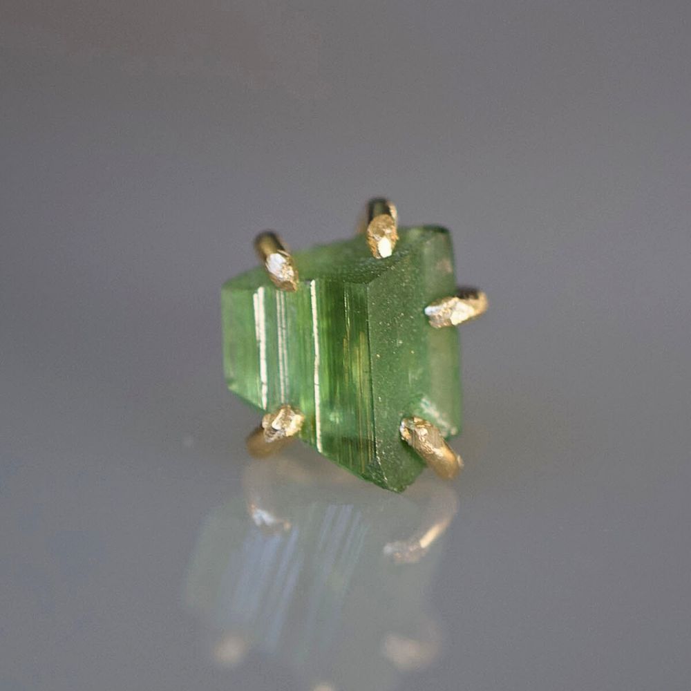 Tourmaline Single Small Stone Stud