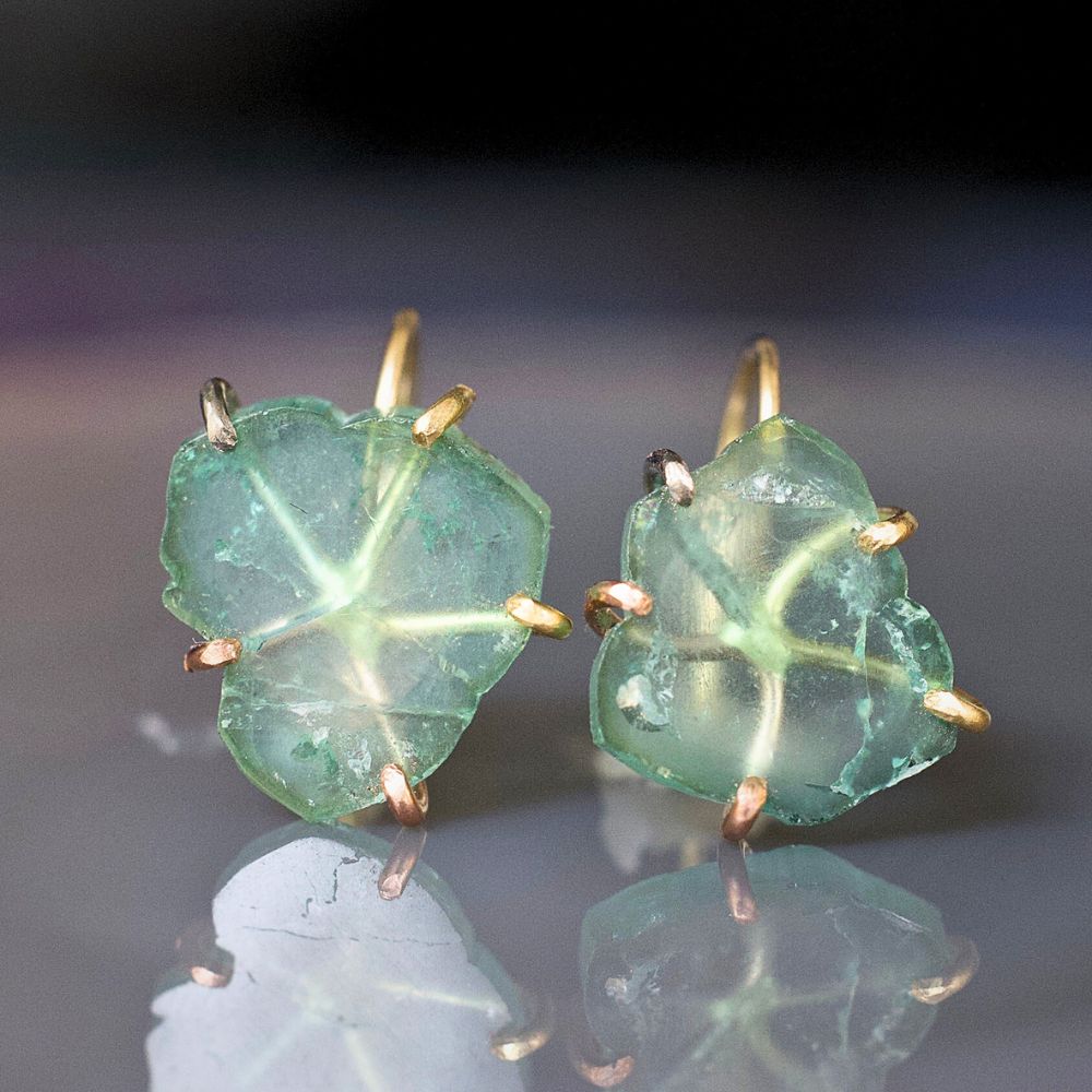 Tourmaline Hook Earrings