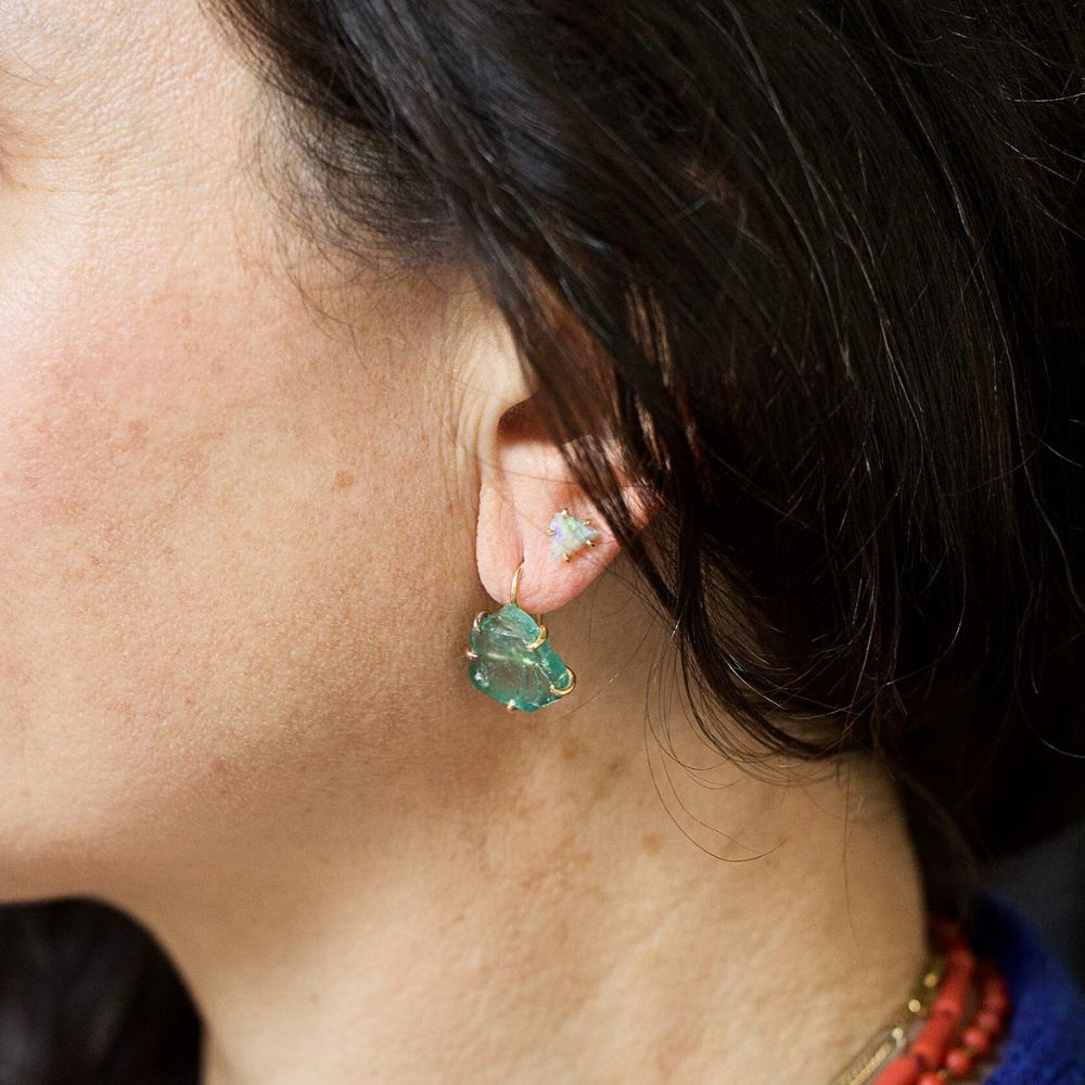 Tourmaline Hook Earrings