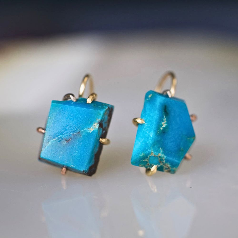 Arizona Turquoise Hook Earrings
