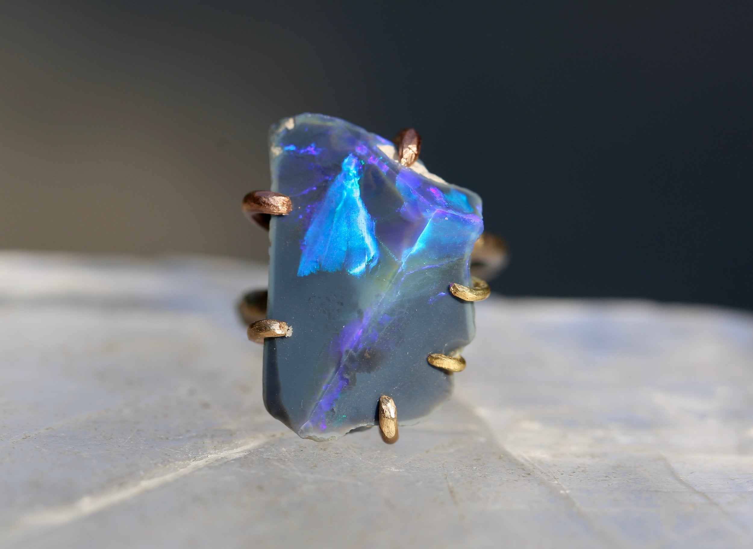 Australian Opal large ring