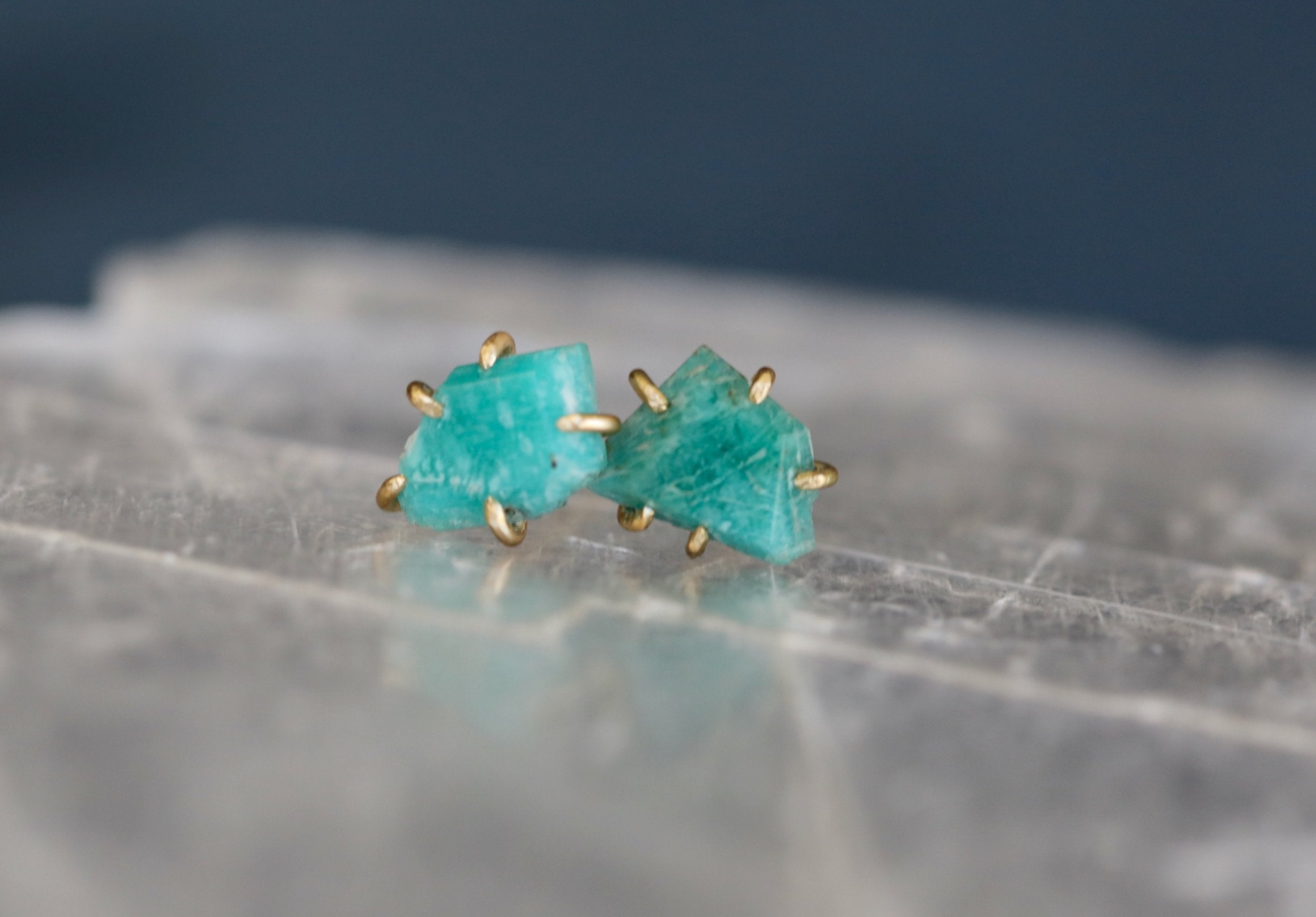 Colorado Amazonite studs