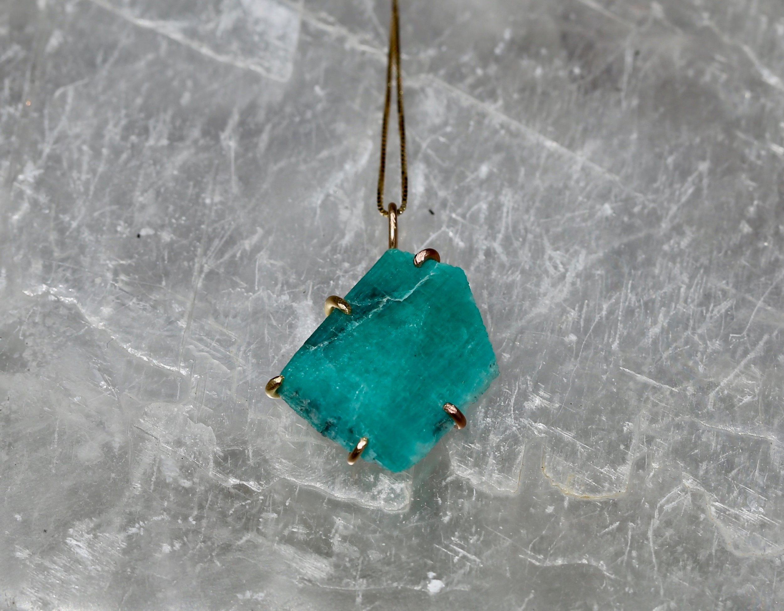 Colorado Amazonite large pendant