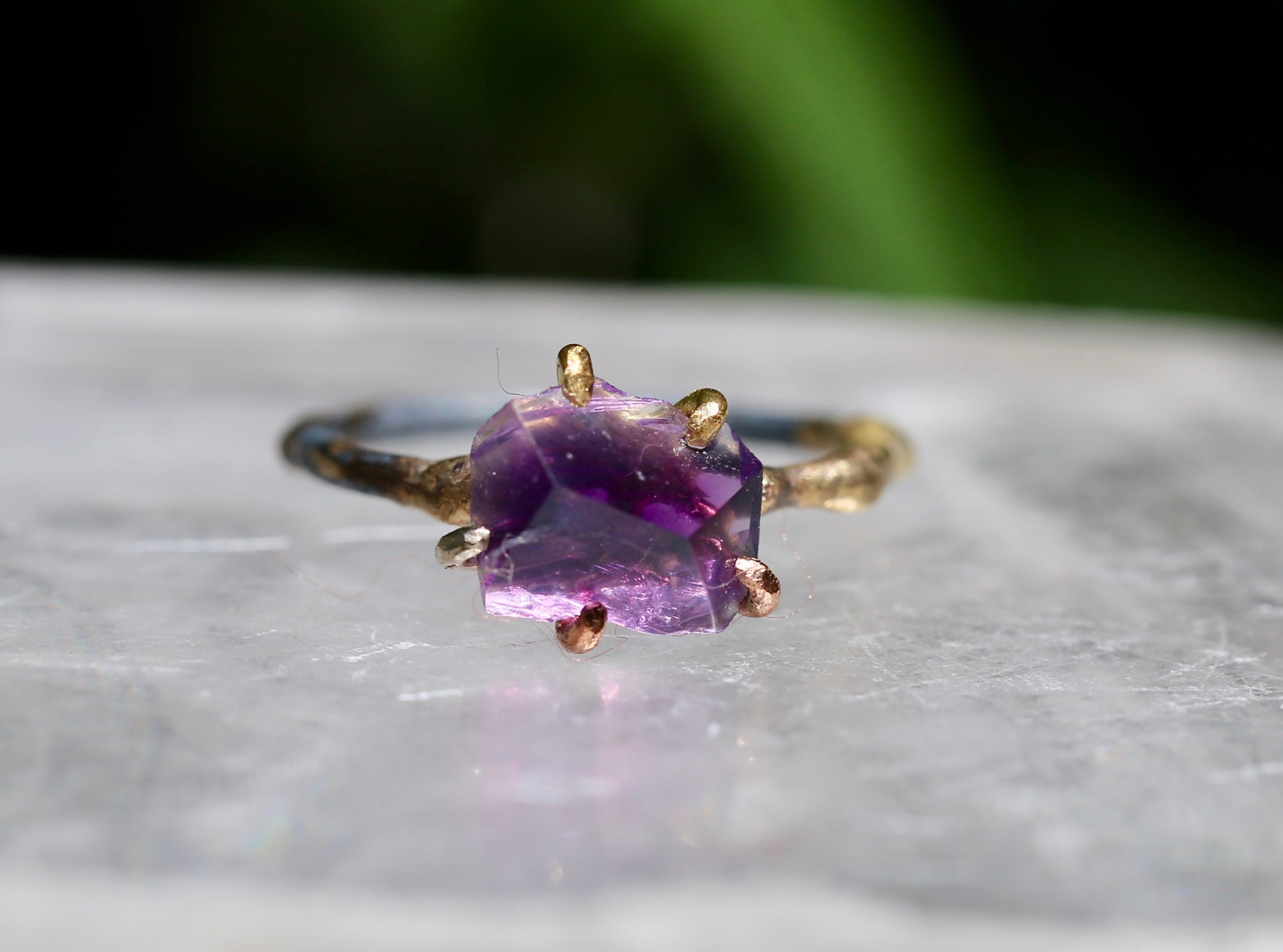 Amethyst small ring