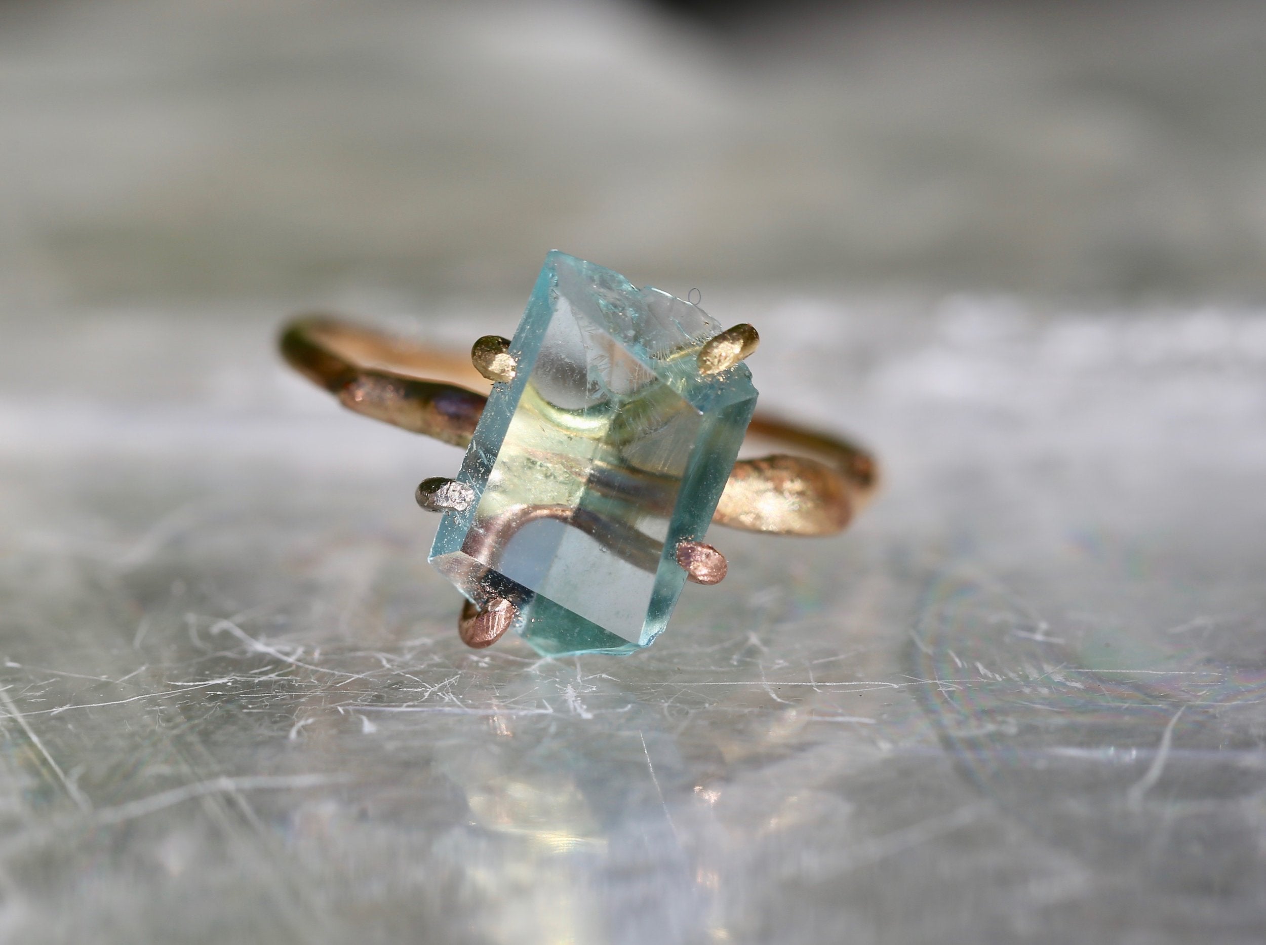 Aquamarine ring