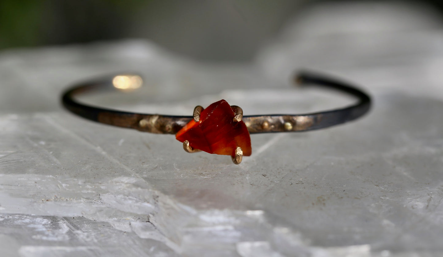 Oregon Carnelian cuff