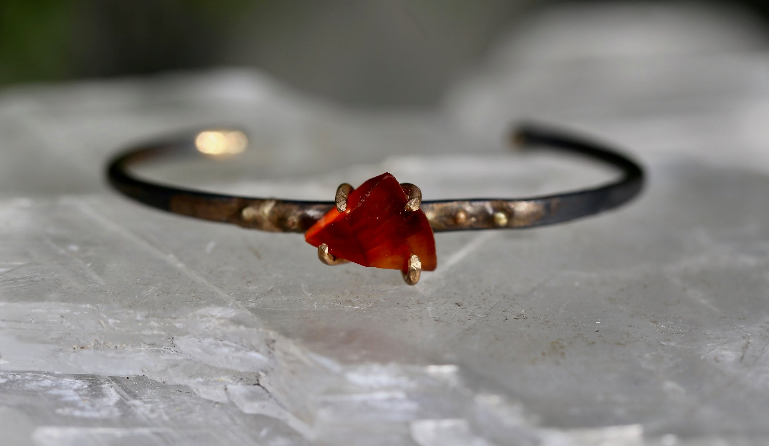 Oregon Carnelian cuff