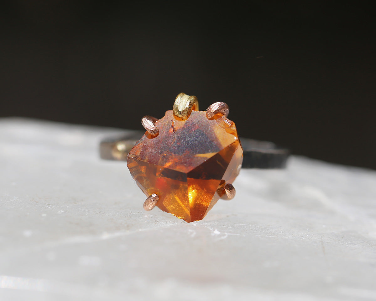 Citrine large ring